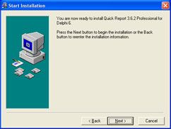 Instalar componentes Delphi - Start Installation